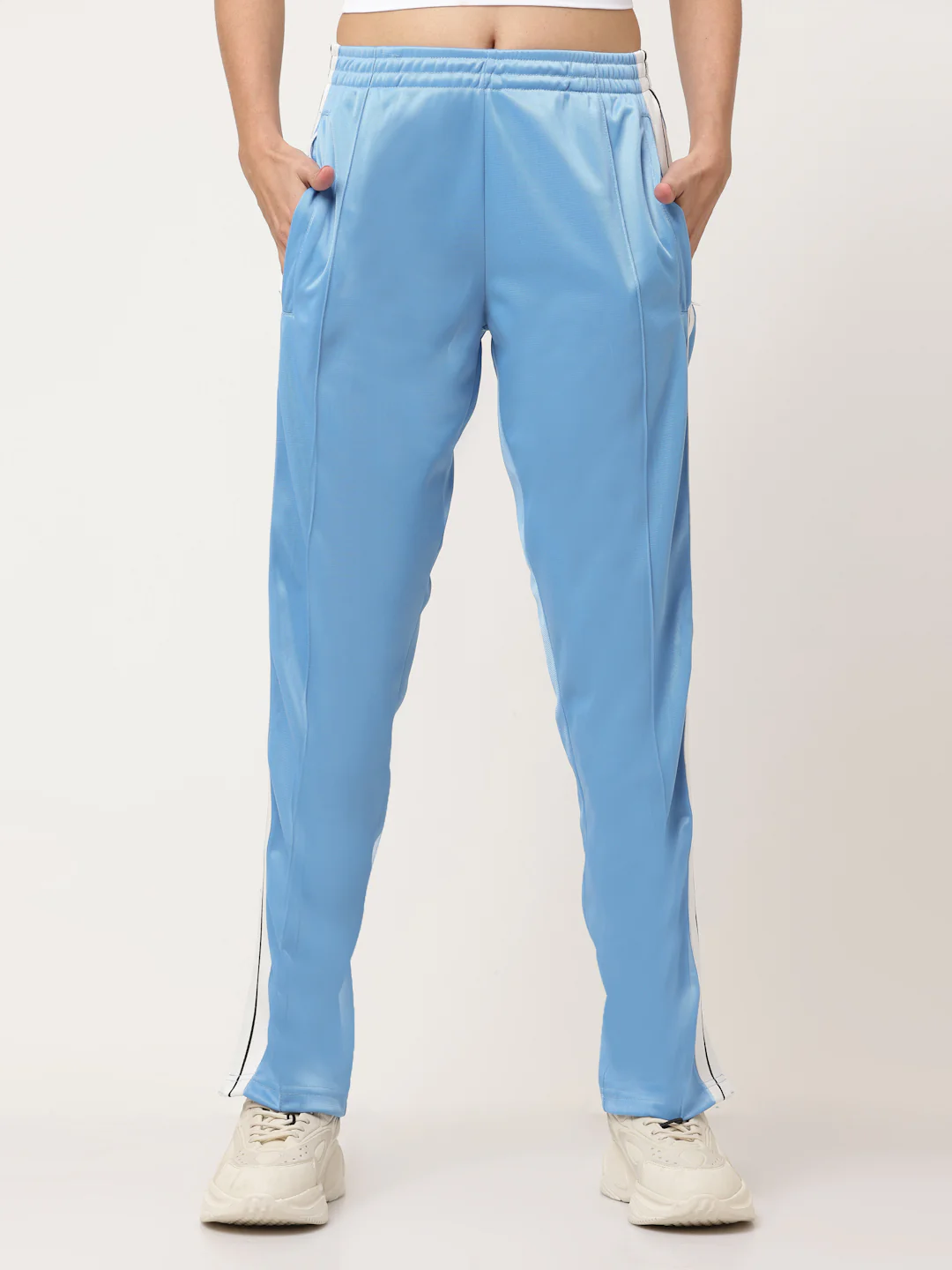 Blue Side tape straight fit track pants - Image 5