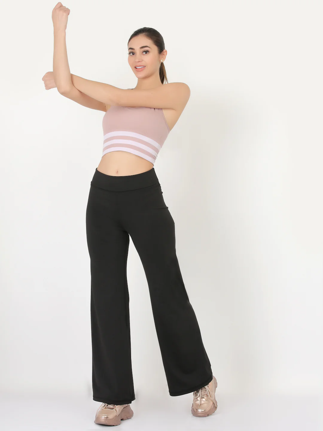 Black Ultra Flare Leggings - Image 6