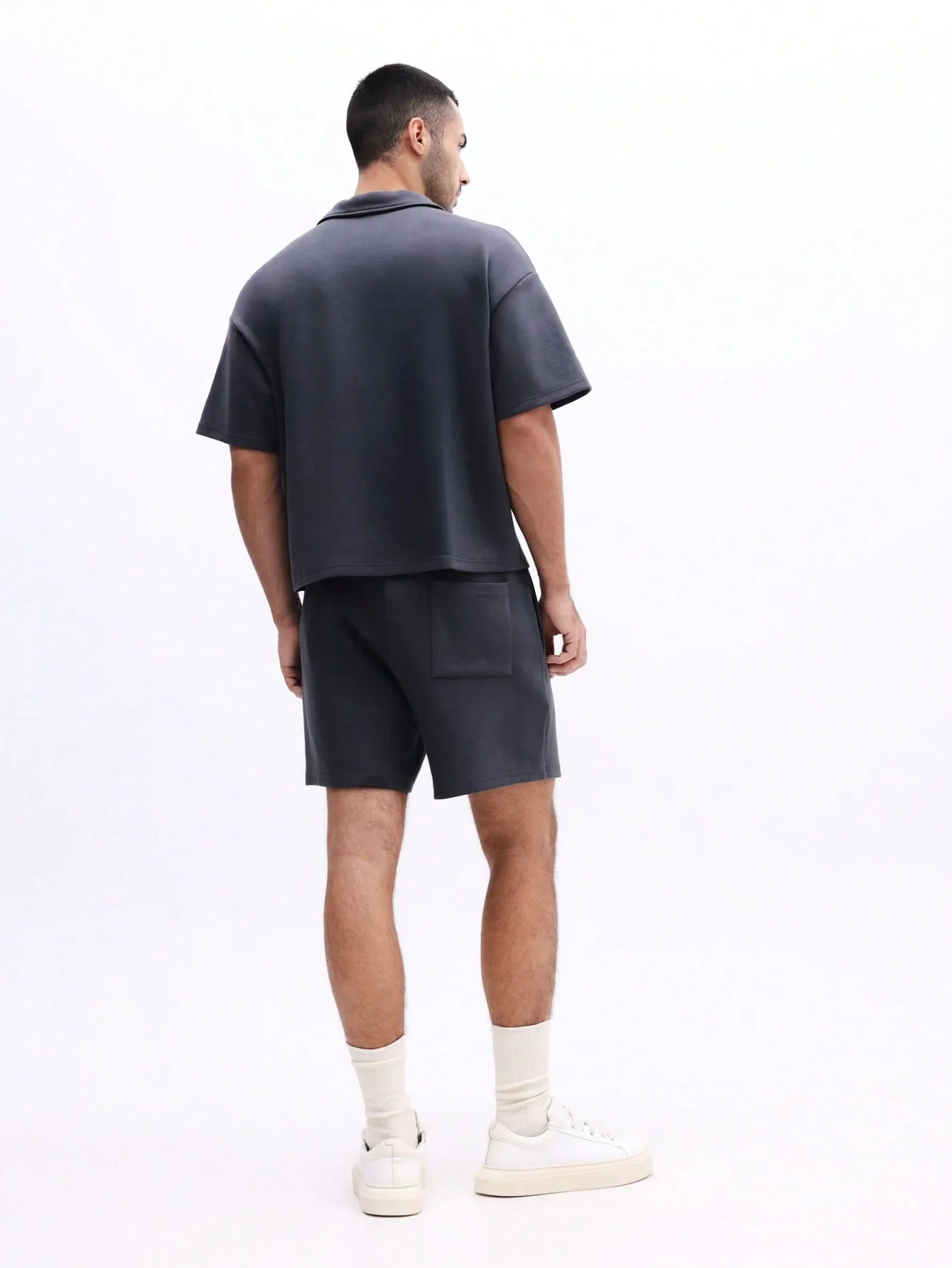 Collared Polo Top With Shorts Set (Pre-launch) - Image 4