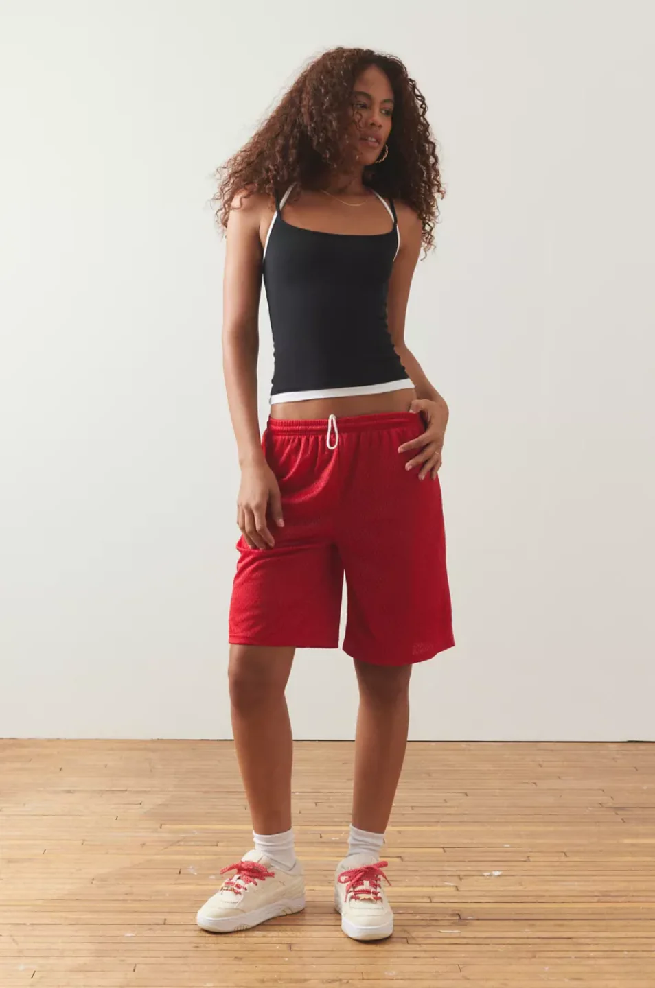 Cotton Compression Layered Cami Top - Image 4