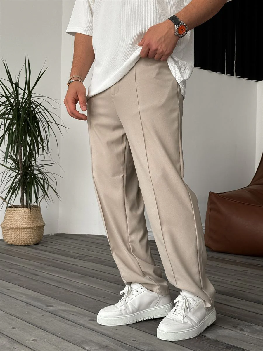 Office Straight Fit Pants - Image 3