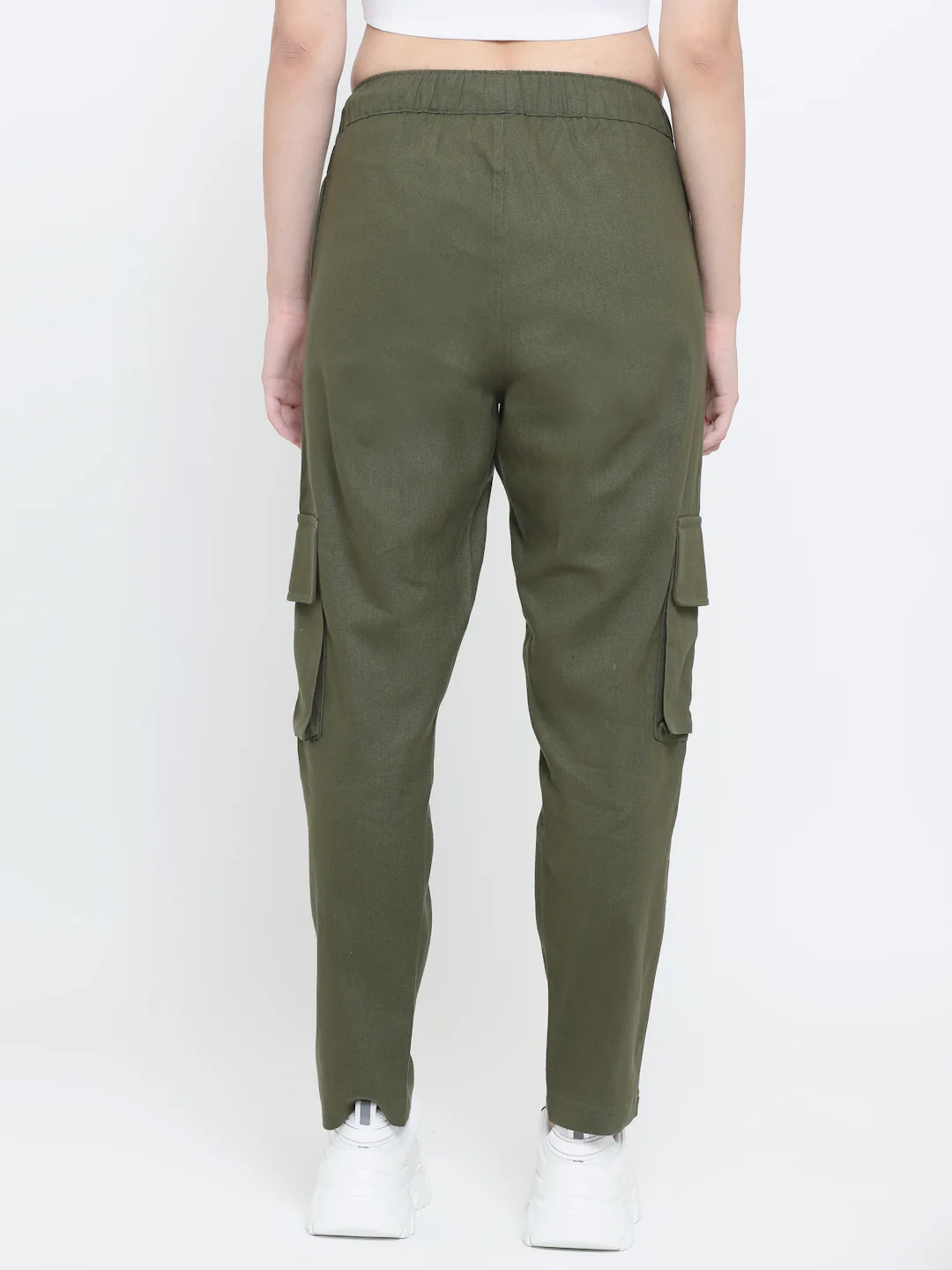 Olive Utility Cargo Pants - Image 2