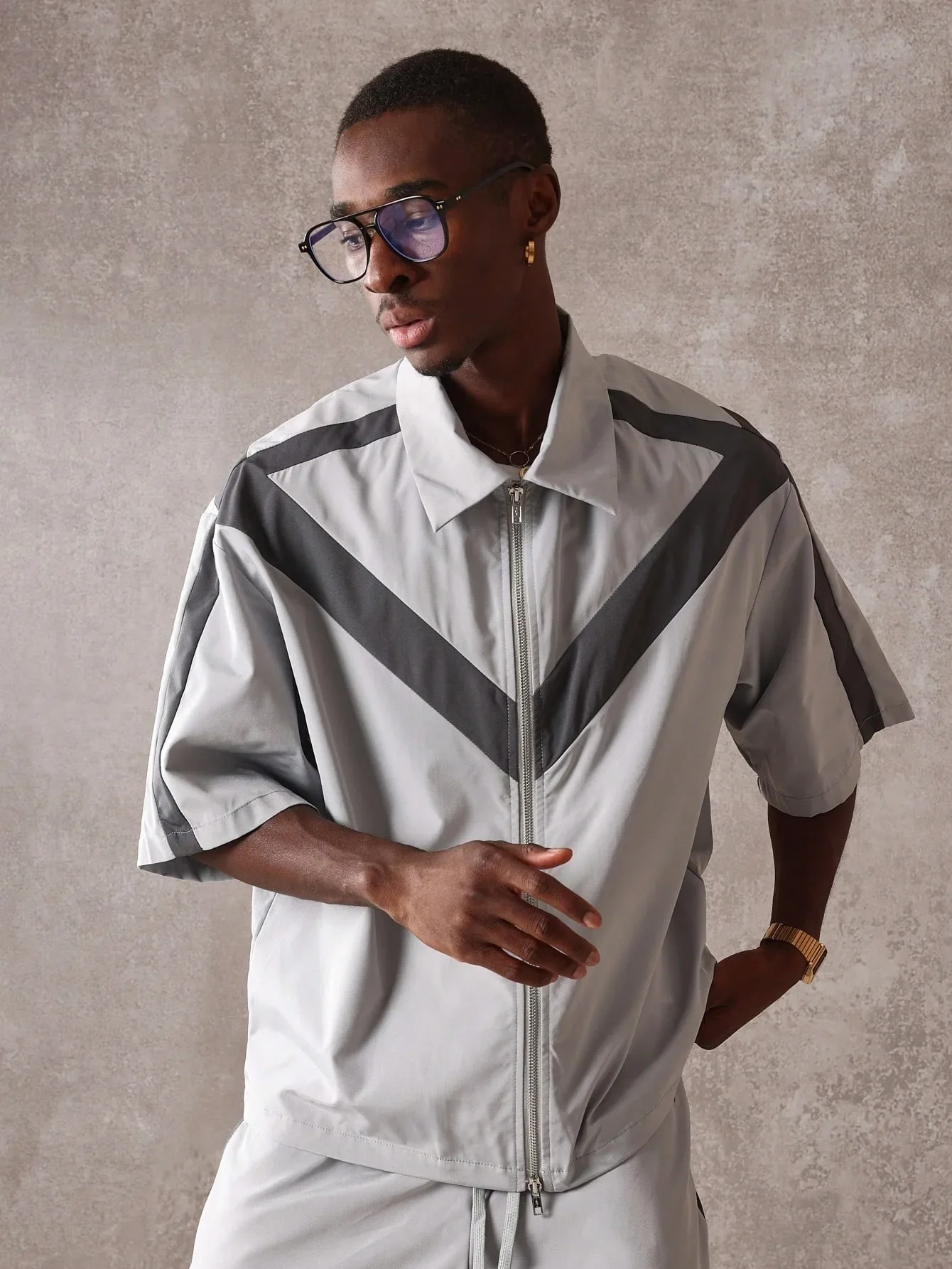 Short Sleeve Boxy Shirt and Shorts - Image 3