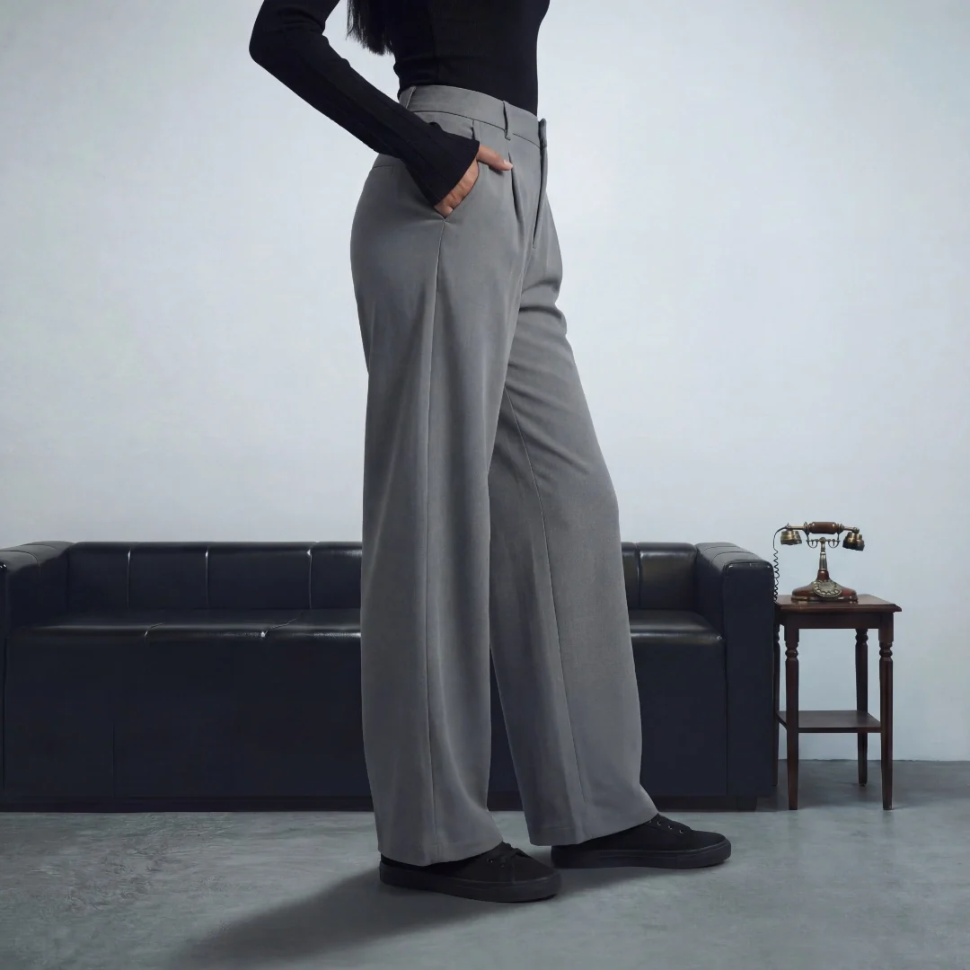 Tek Air™ High Waisted Side Pocket Straight Leg Work Pants - Image 3